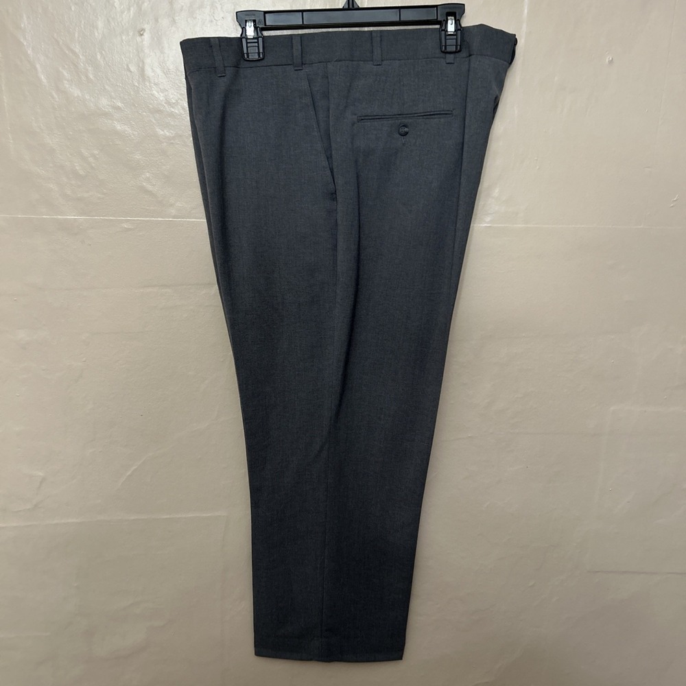 Towncraft Men's 42 X 29‎ Light Gray Flat Front Dress Pants